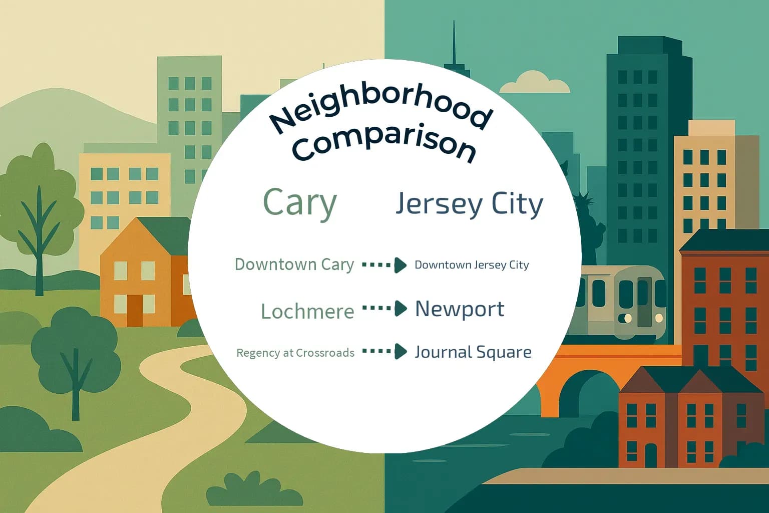 Cary vs Jersey City Neighborhood Comparison