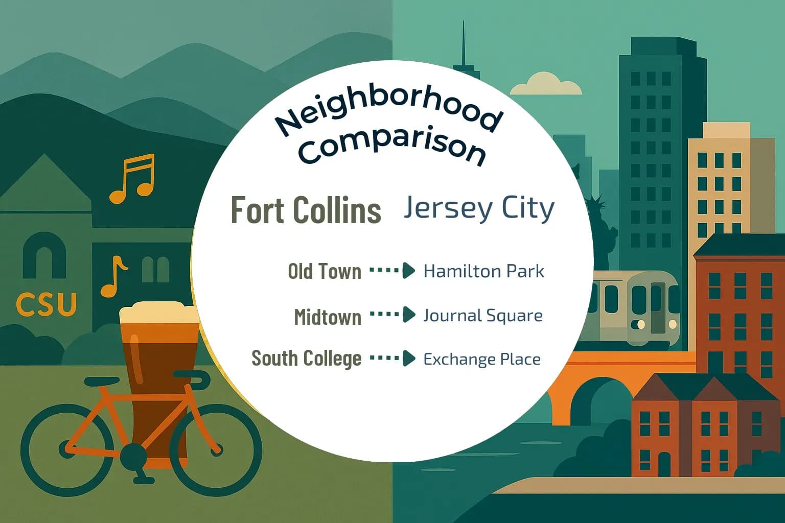 Fort Collins vs Jersey City Neighborhood Comparison