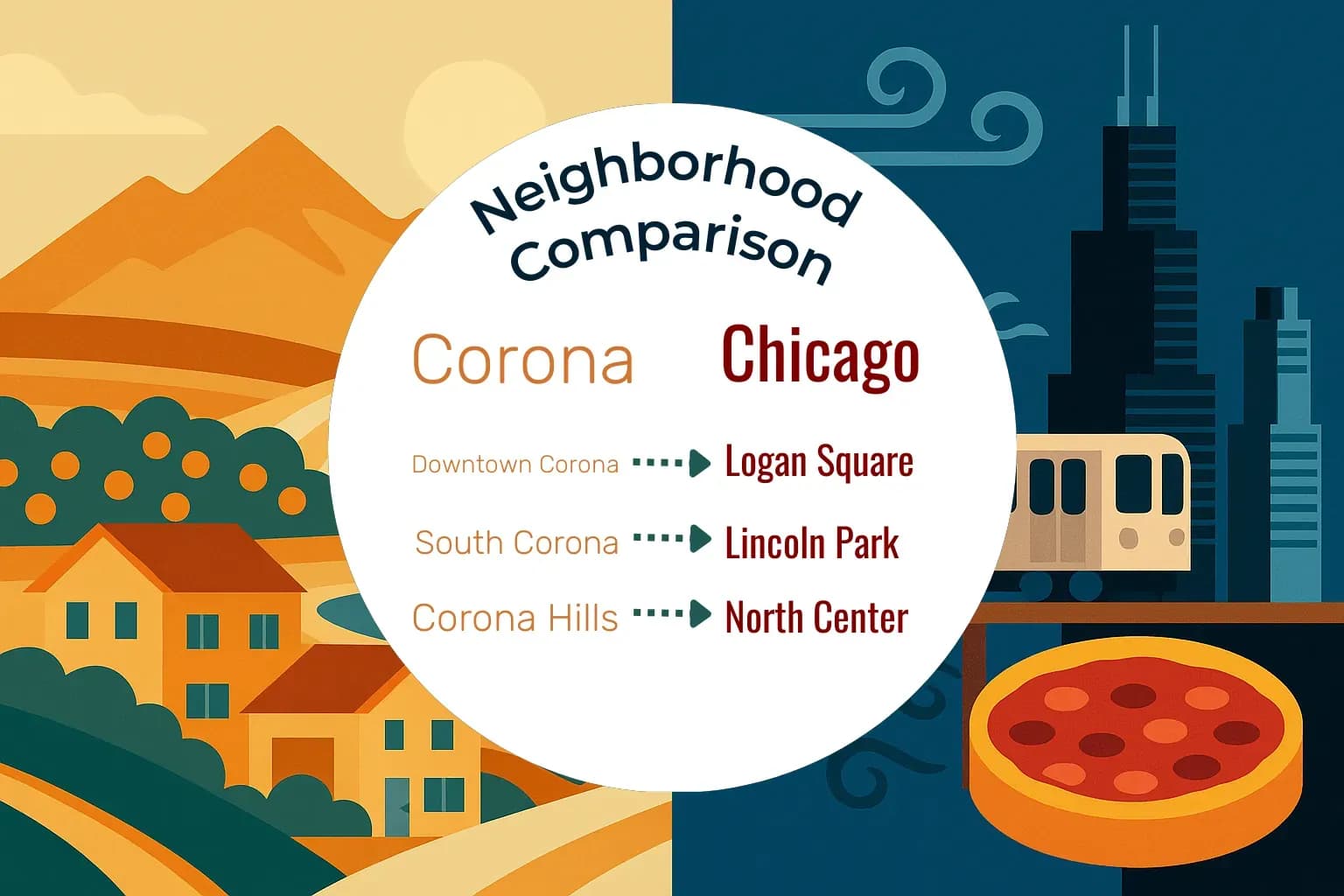 Corona vs Chicago Neighborhood Comparison