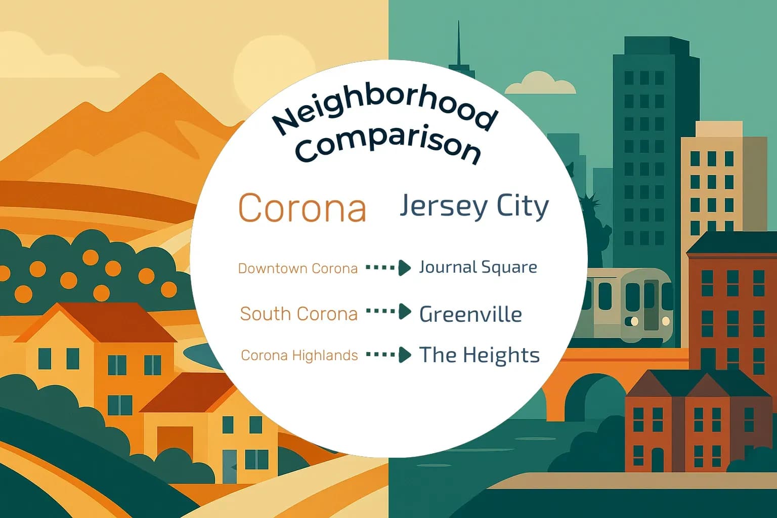 Corona vs Jersey City Neighborhood Comparison
