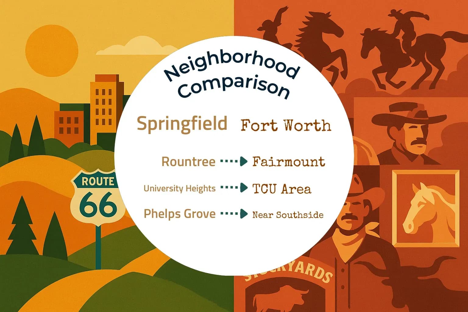 Springfield vs Fort Worth Neighborhood Comparison