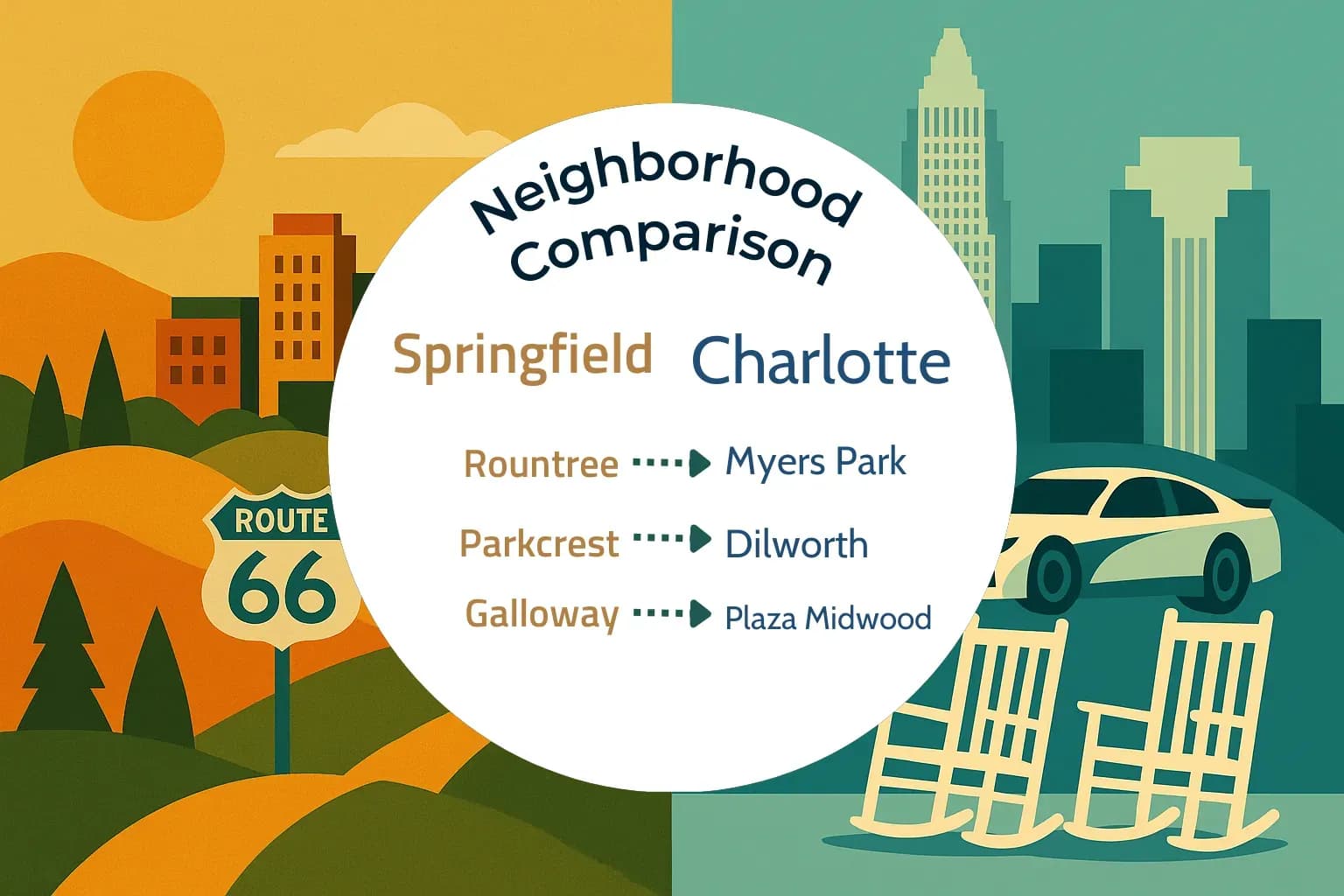 Springfield vs Charlotte Neighborhood Comparison