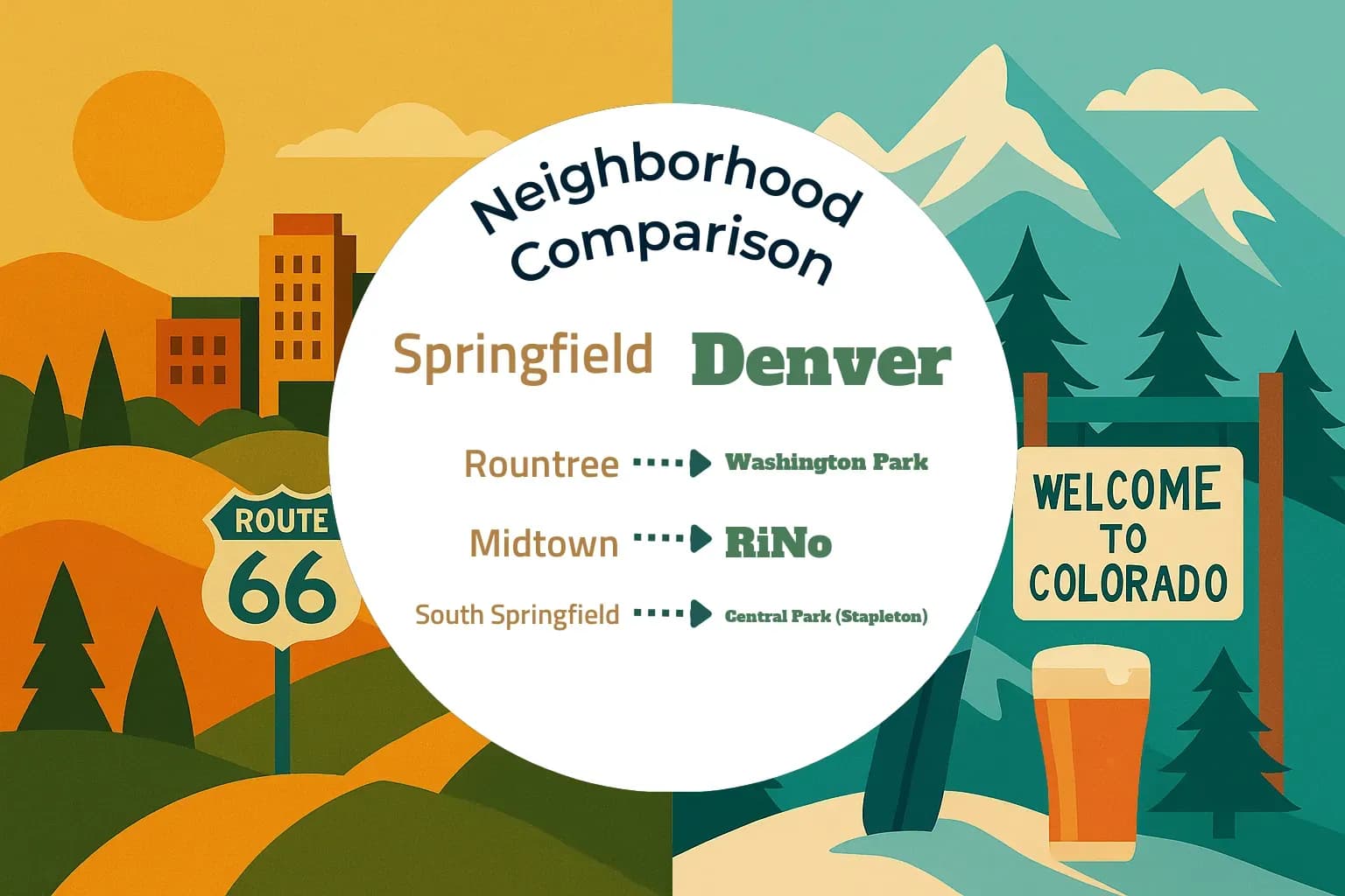 Springfield vs Denver Neighborhood Comparison