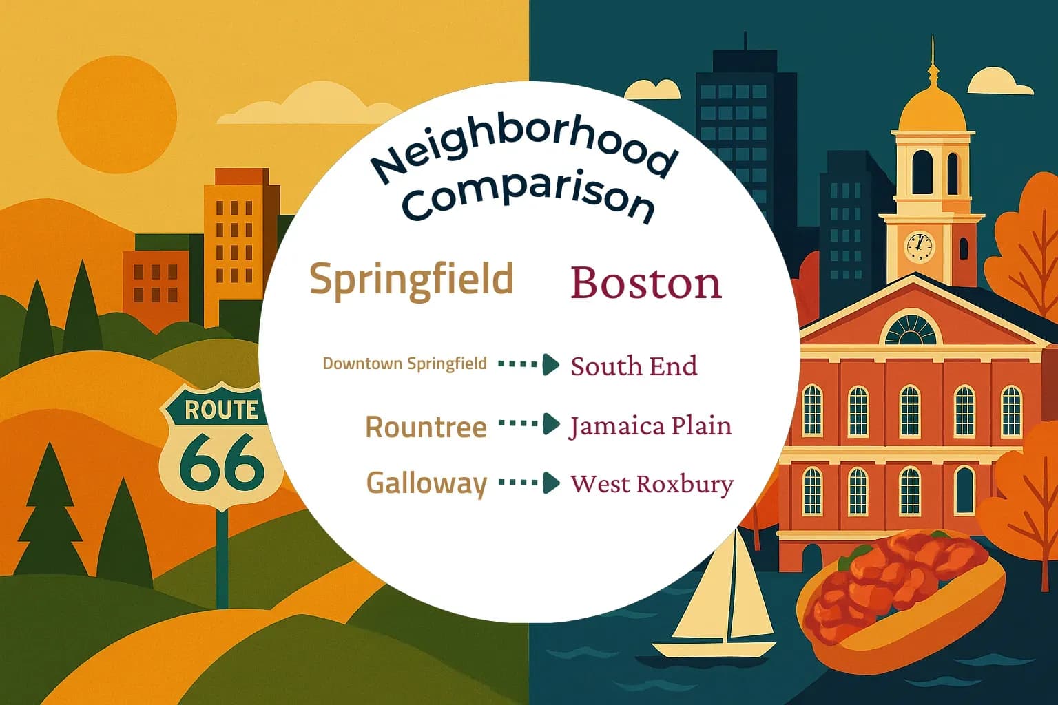 Springfield vs Boston Neighborhood Comparison