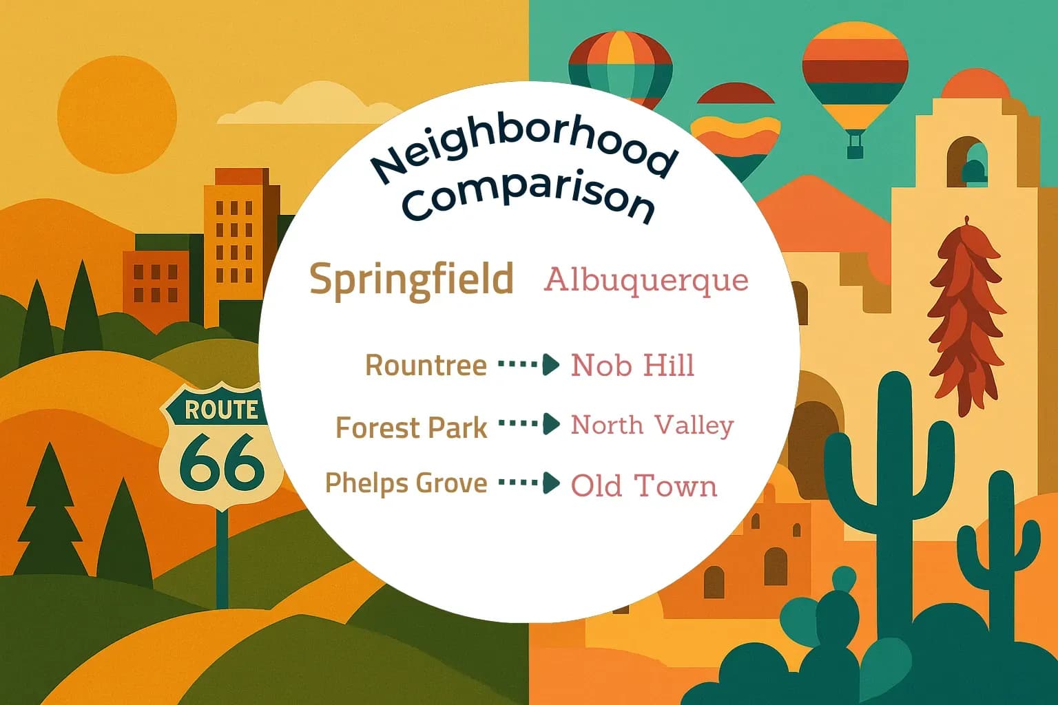 Springfield vs Albuquerque Neighborhood Comparison
