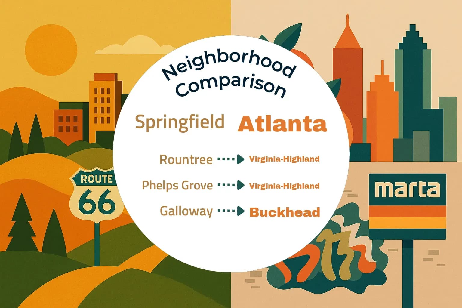 Springfield vs Atlanta Neighborhood Comparison