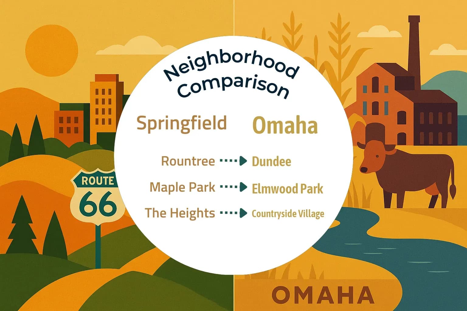 Springfield vs Omaha Neighborhood Comparison