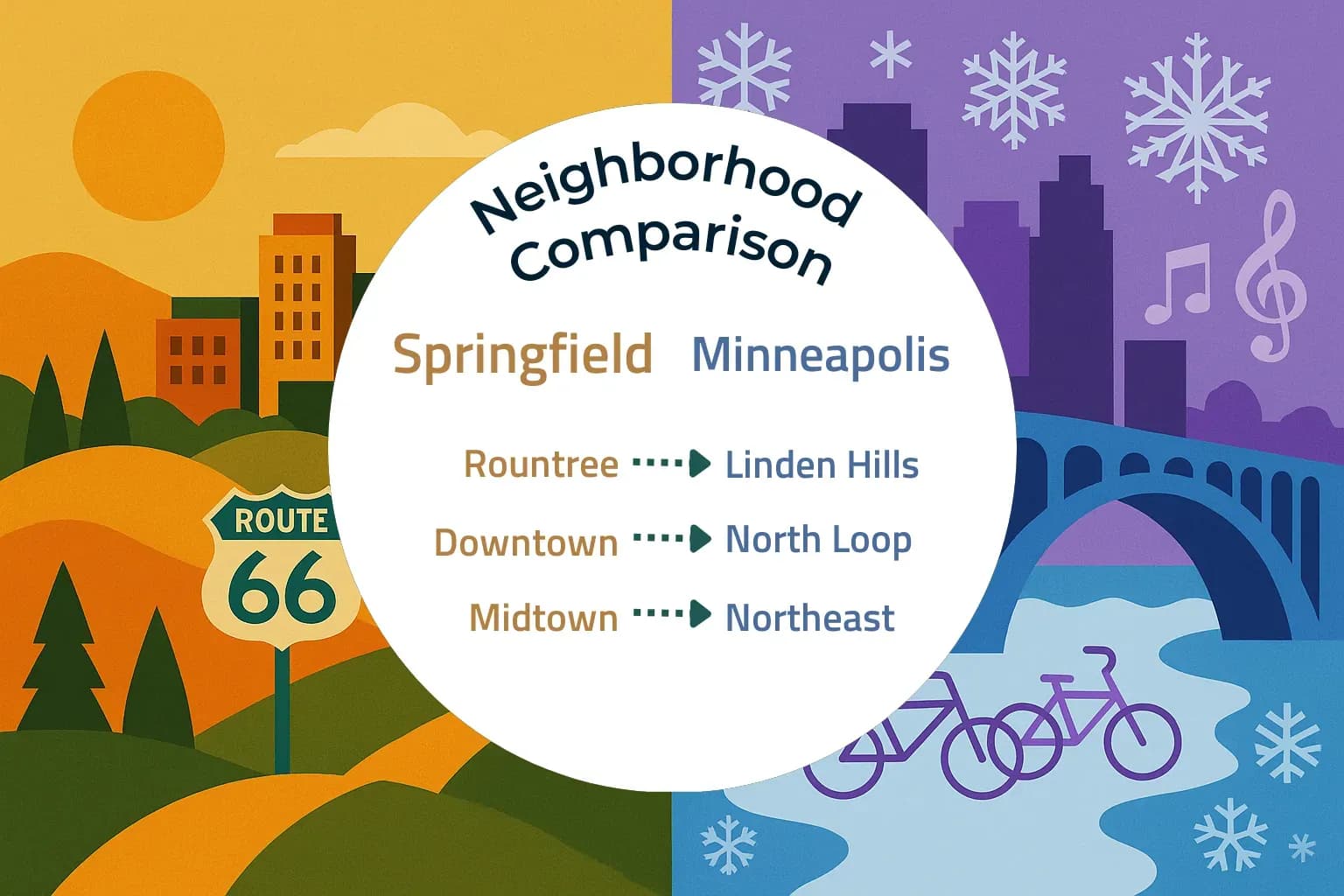 Springfield vs Minneapolis Neighborhood Comparison