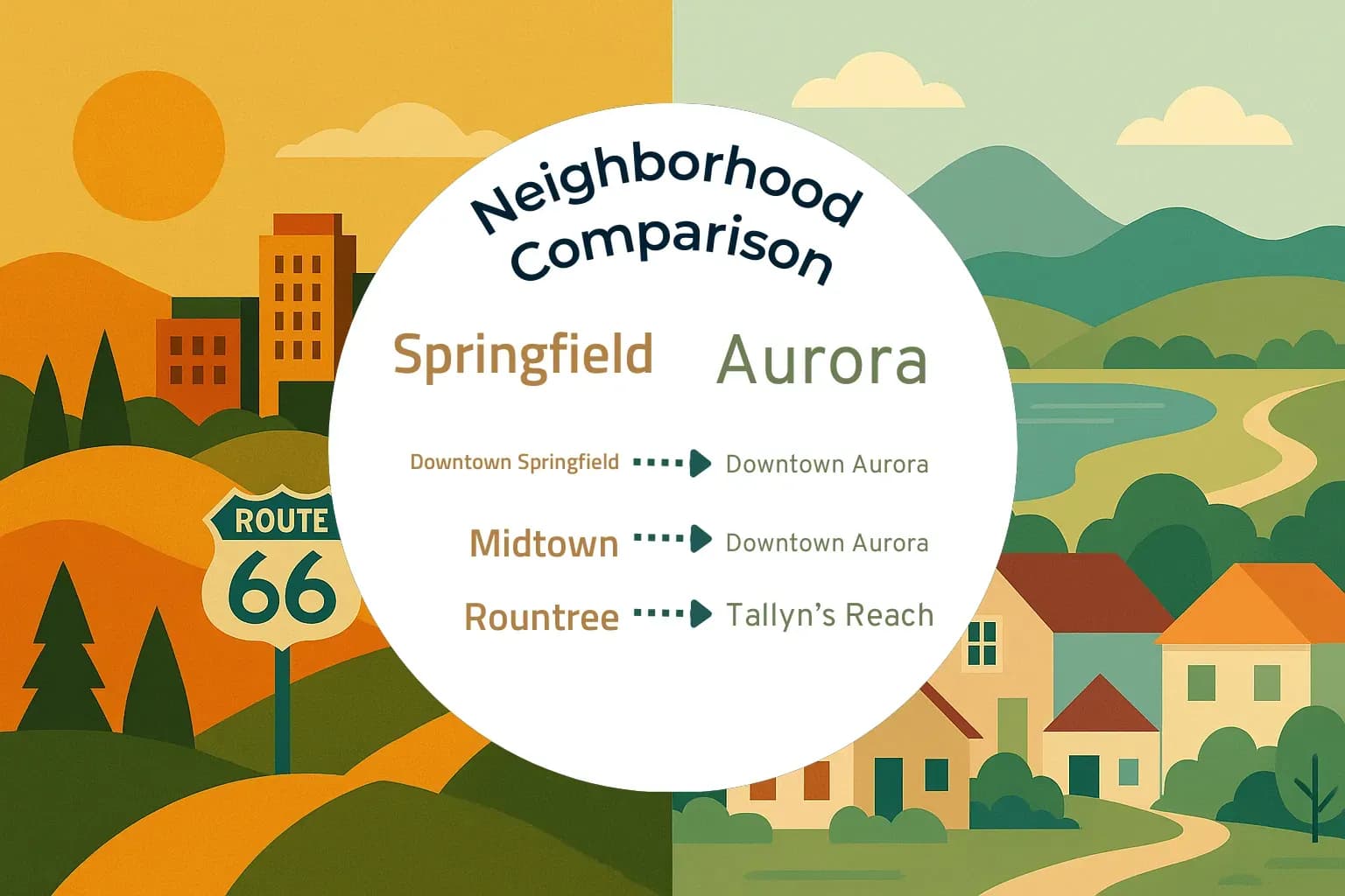 Springfield vs Aurora Neighborhood Comparison