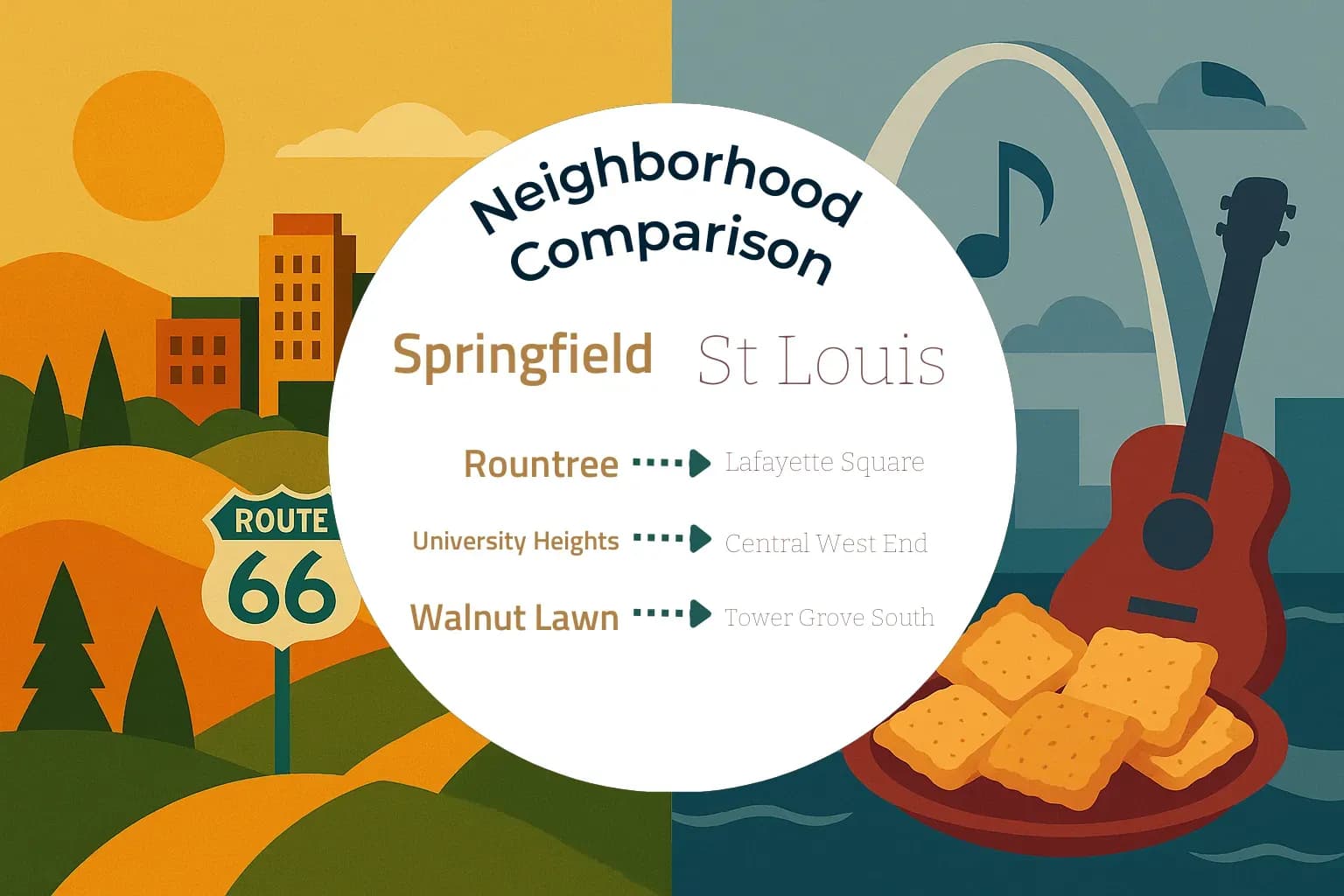 Springfield vs St. Louis Neighborhood Comparison