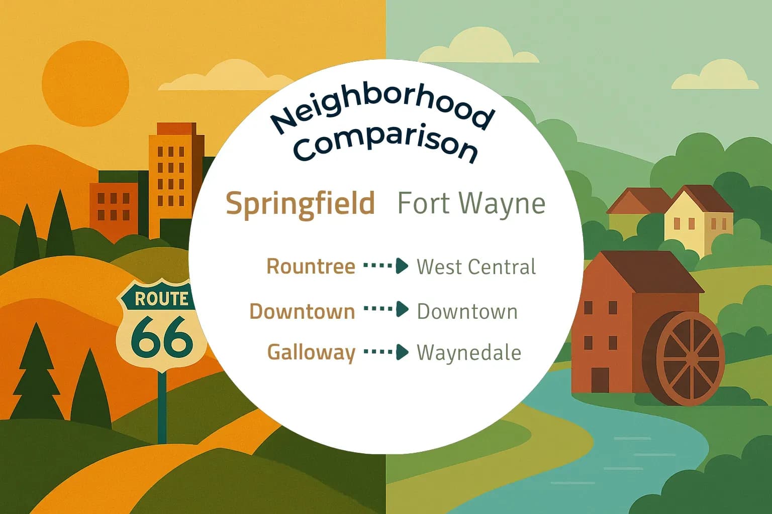 Springfield vs Fort Wayne Neighborhood Comparison