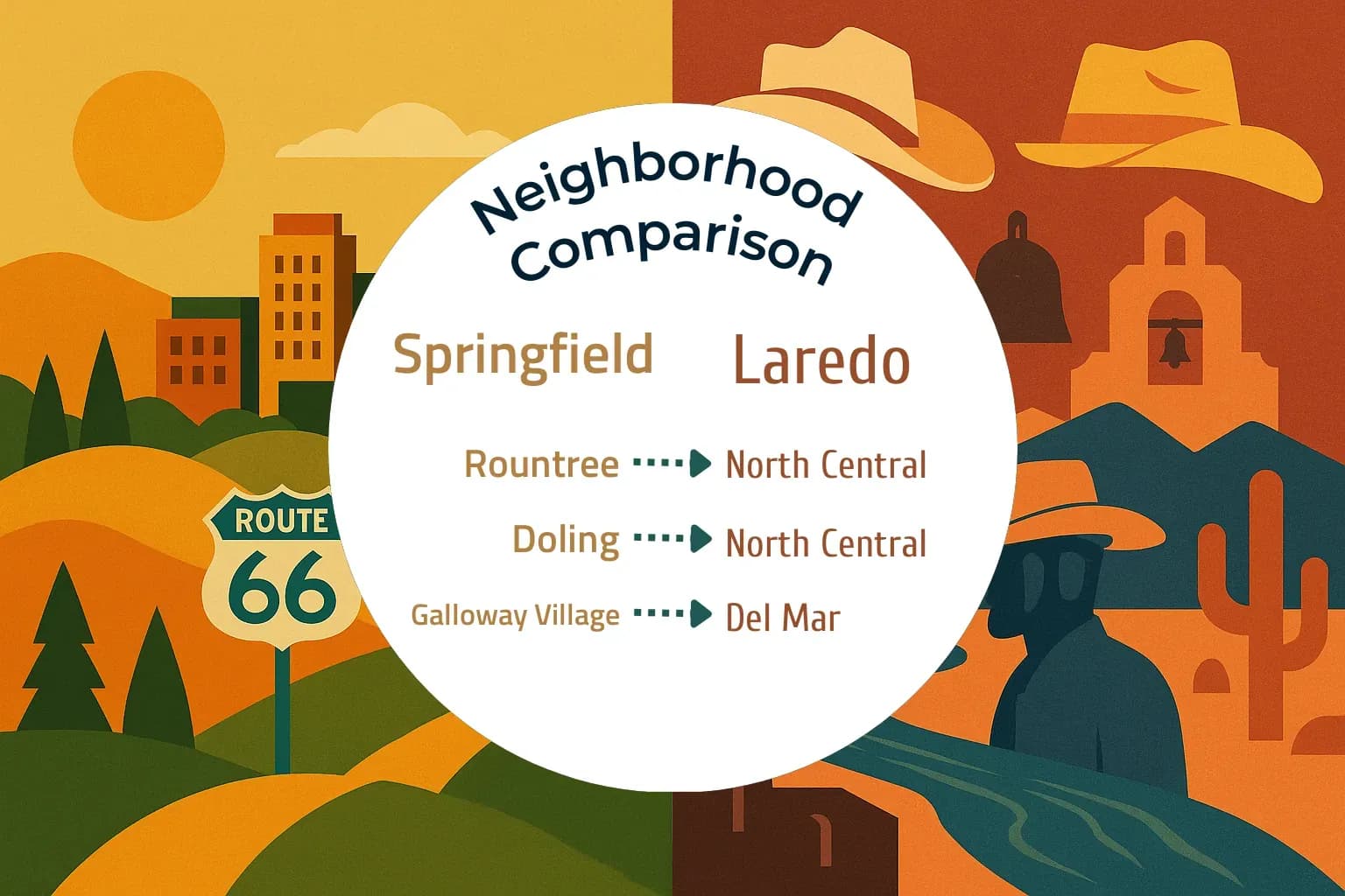 Springfield vs Laredo Neighborhood Comparison