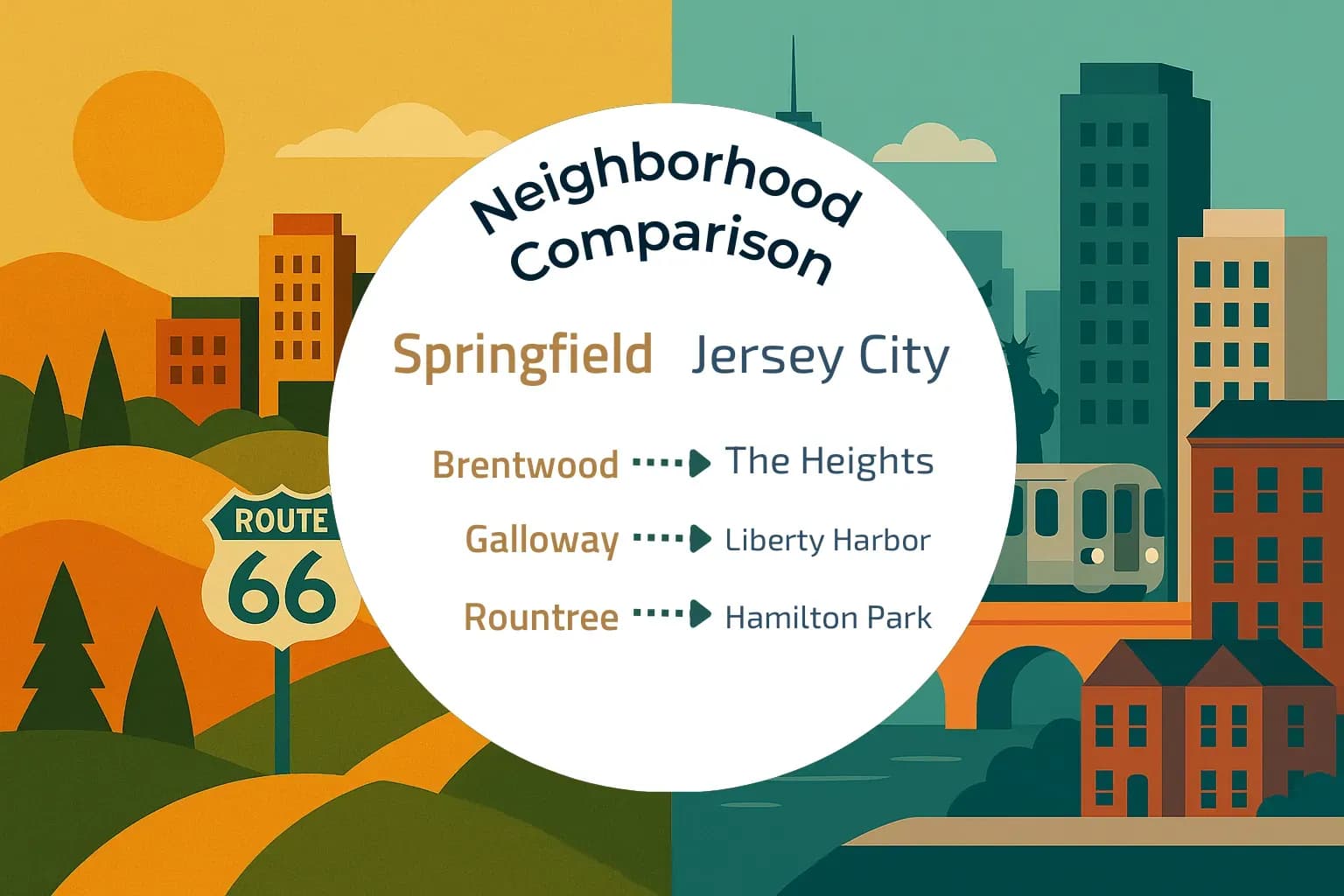 Springfield vs Jersey City Neighborhood Comparison