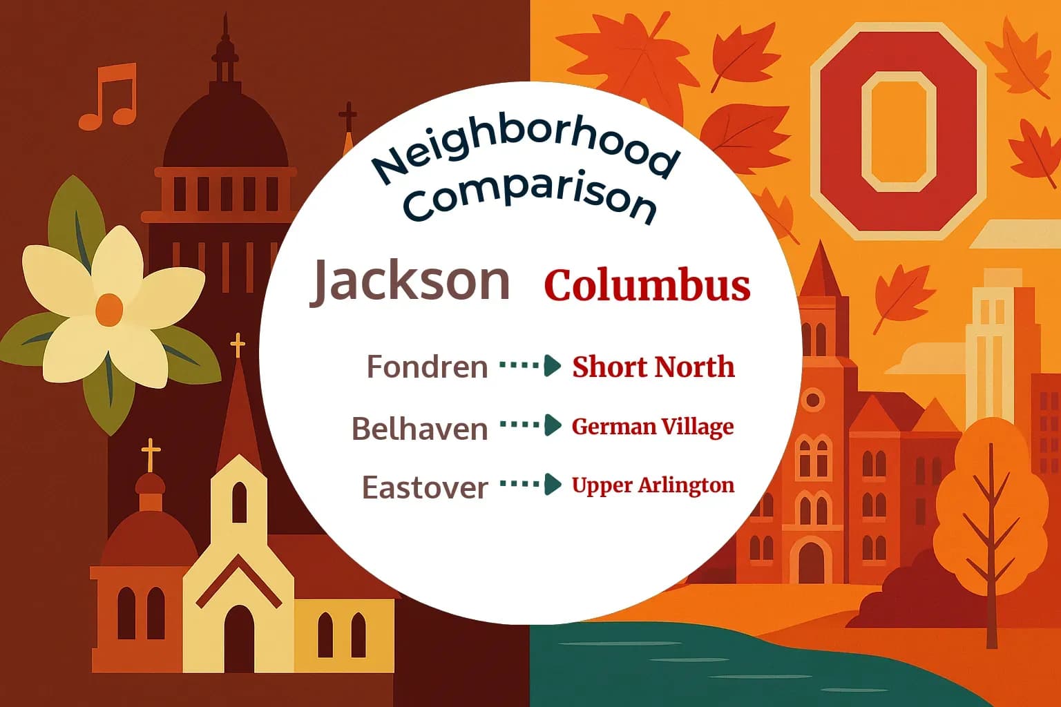 Jackson vs Columbus Neighborhood Comparison