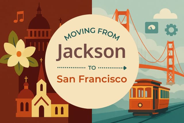 Moving from Jackson to San Francisco