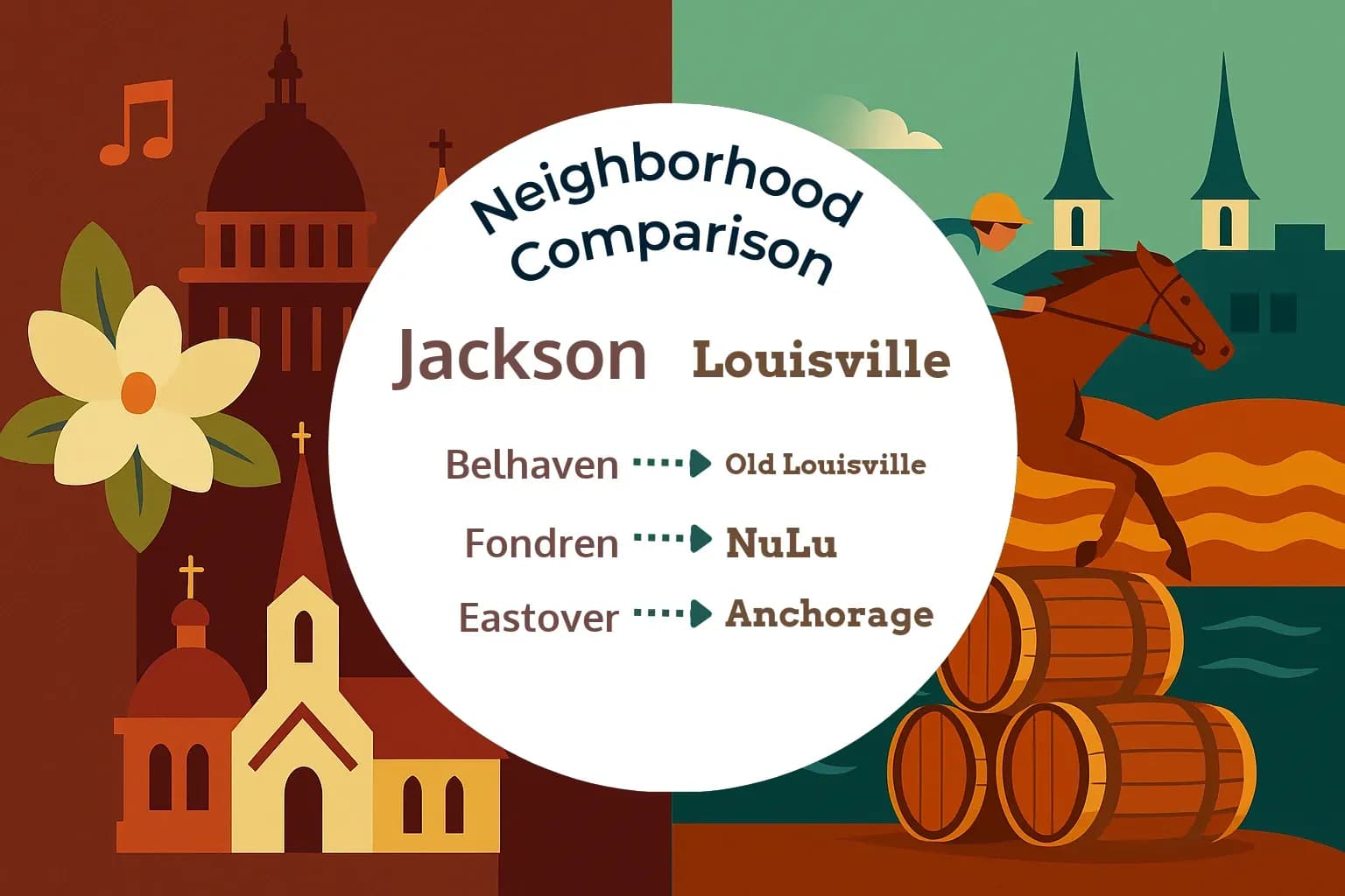 Jackson vs Louisville Neighborhood Comparison