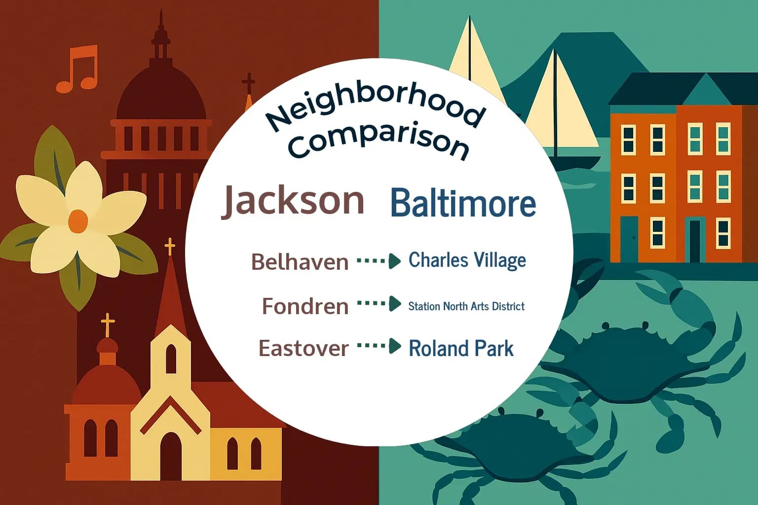 Jackson vs Baltimore Neighborhood Comparison