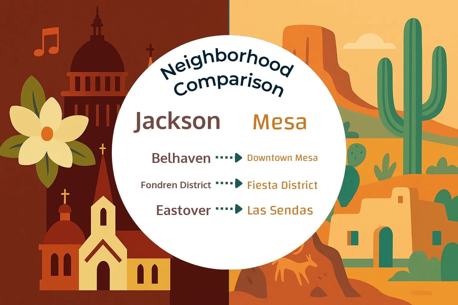Jackson vs Mesa Neighborhood Comparison