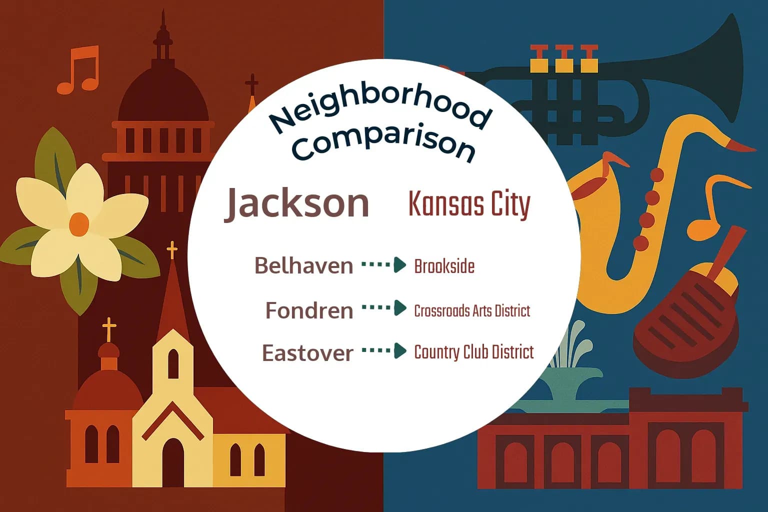 Jackson vs Kansas City Neighborhood Comparison
