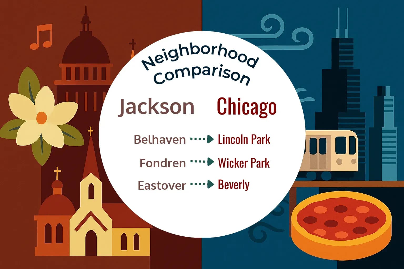 Jackson vs Chicago Neighborhood Comparison