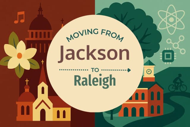 Moving from Jackson to Raleigh