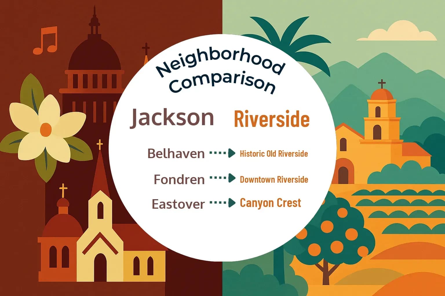 Jackson vs Riverside Neighborhood Comparison
