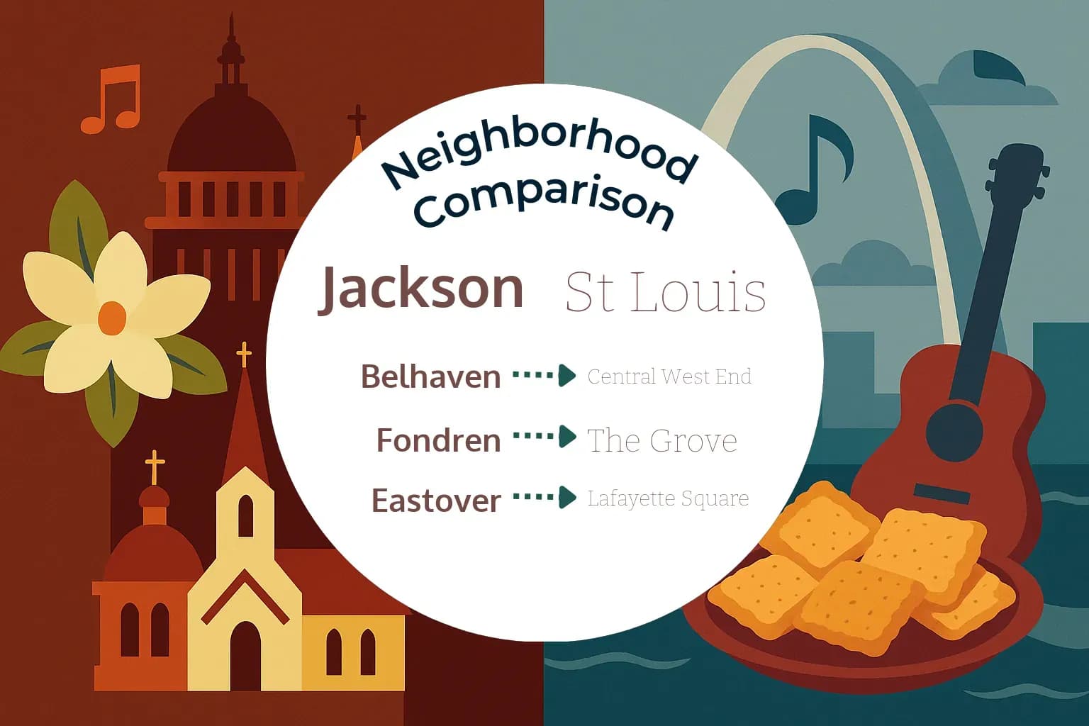 Jackson vs St. Louis Neighborhood Comparison