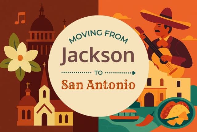 Moving from Jackson to San Antonio