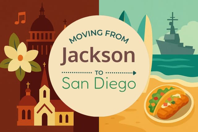 Moving from Jackson to San Diego