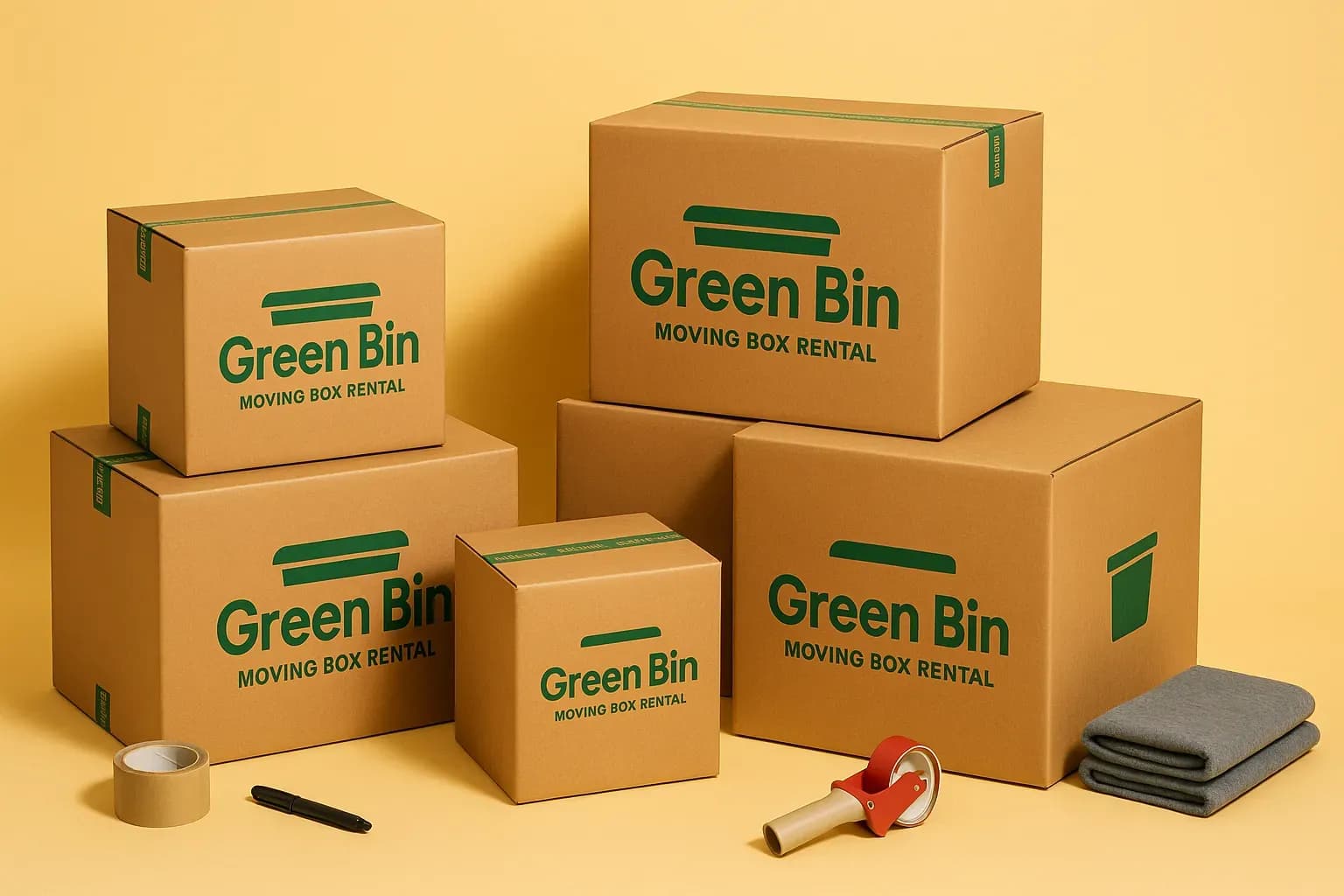Green Bin - Moving Box Rental featured image