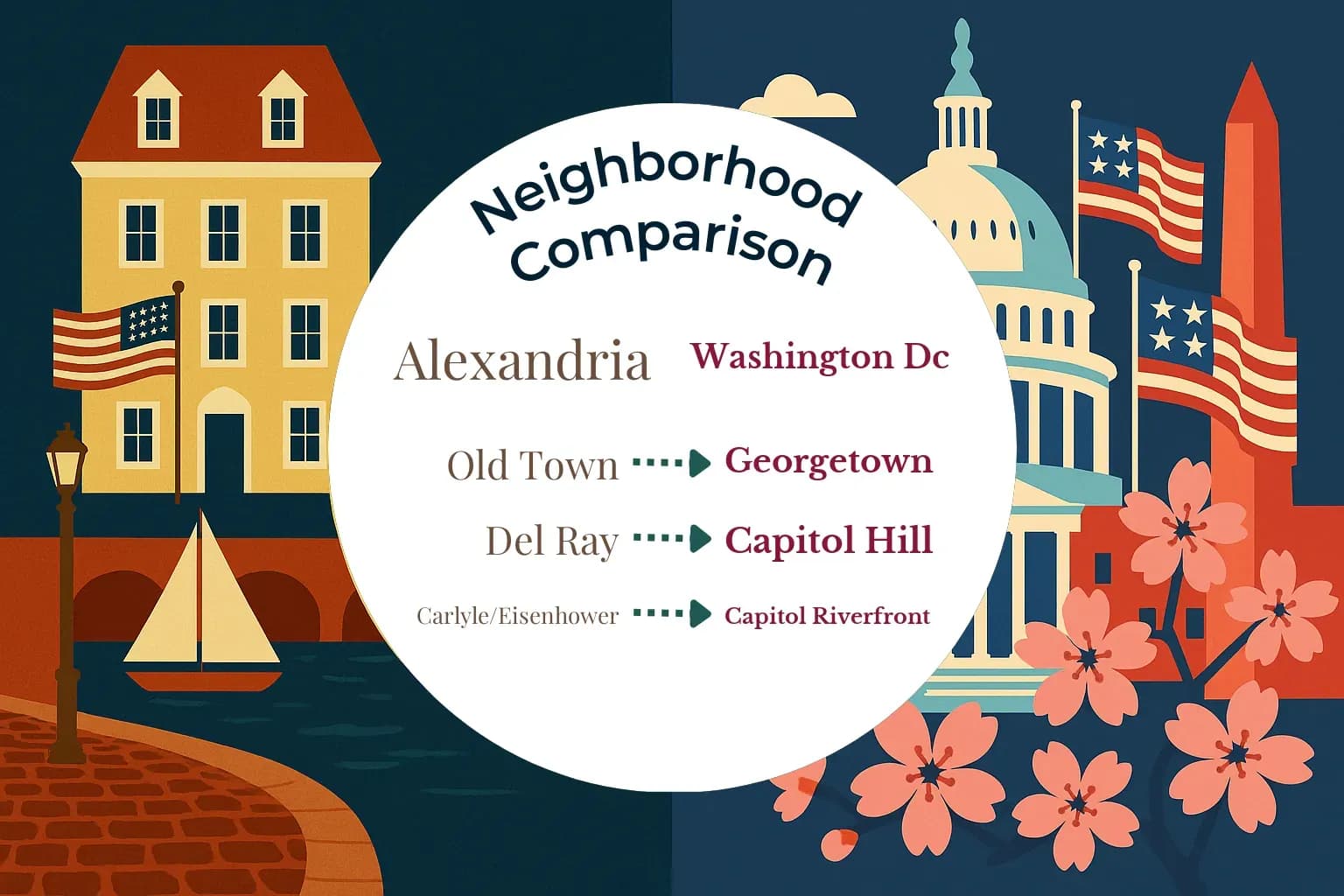 Alexandria vs Washington DC Neighborhood Comparison