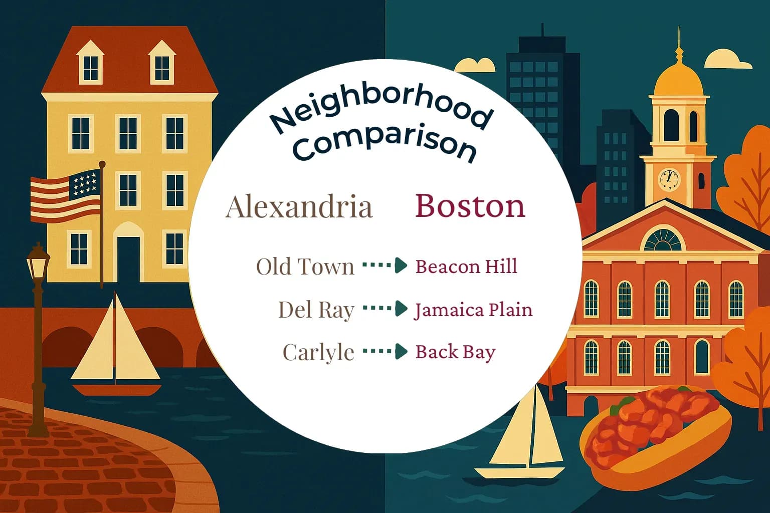 Alexandria vs Boston Neighborhood Comparison
