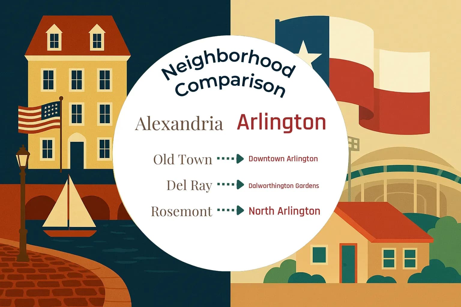Alexandria vs Arlington Neighborhood Comparison