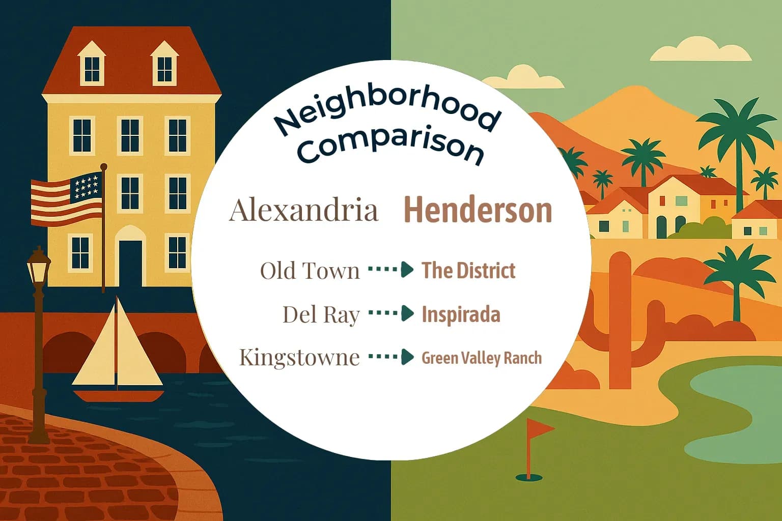Alexandria vs Henderson Neighborhood Comparison