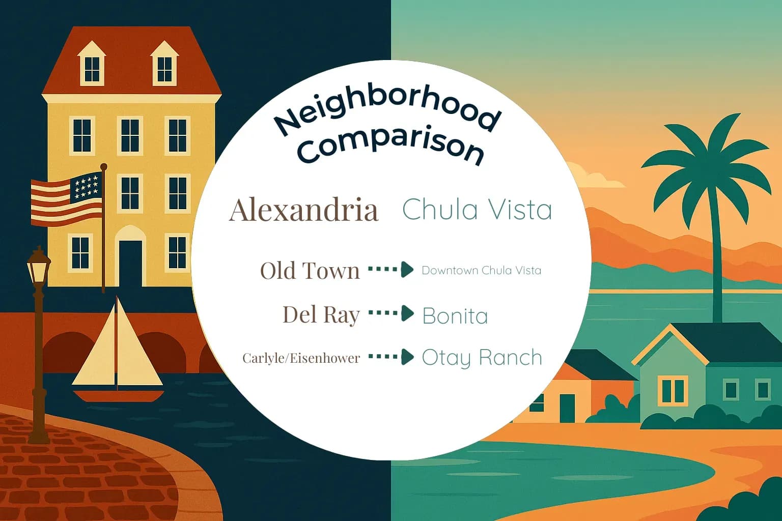 Alexandria vs Chula Vista Neighborhood Comparison