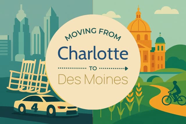 Moving from Charlotte to Des Moines