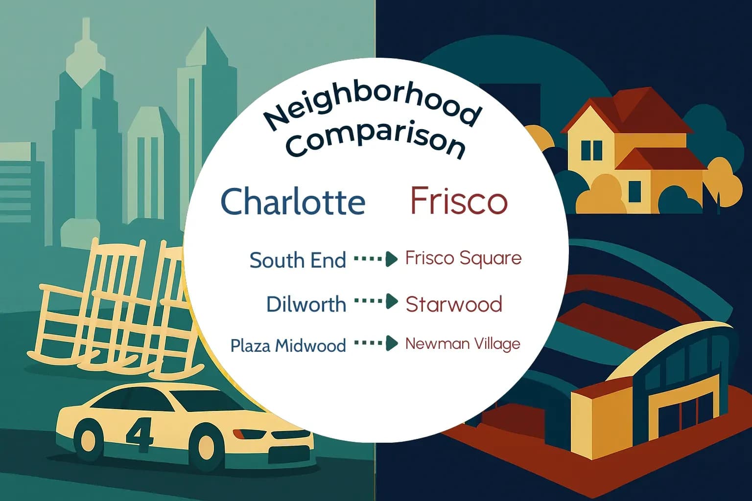 Charlotte vs Frisco Neighborhood Comparison