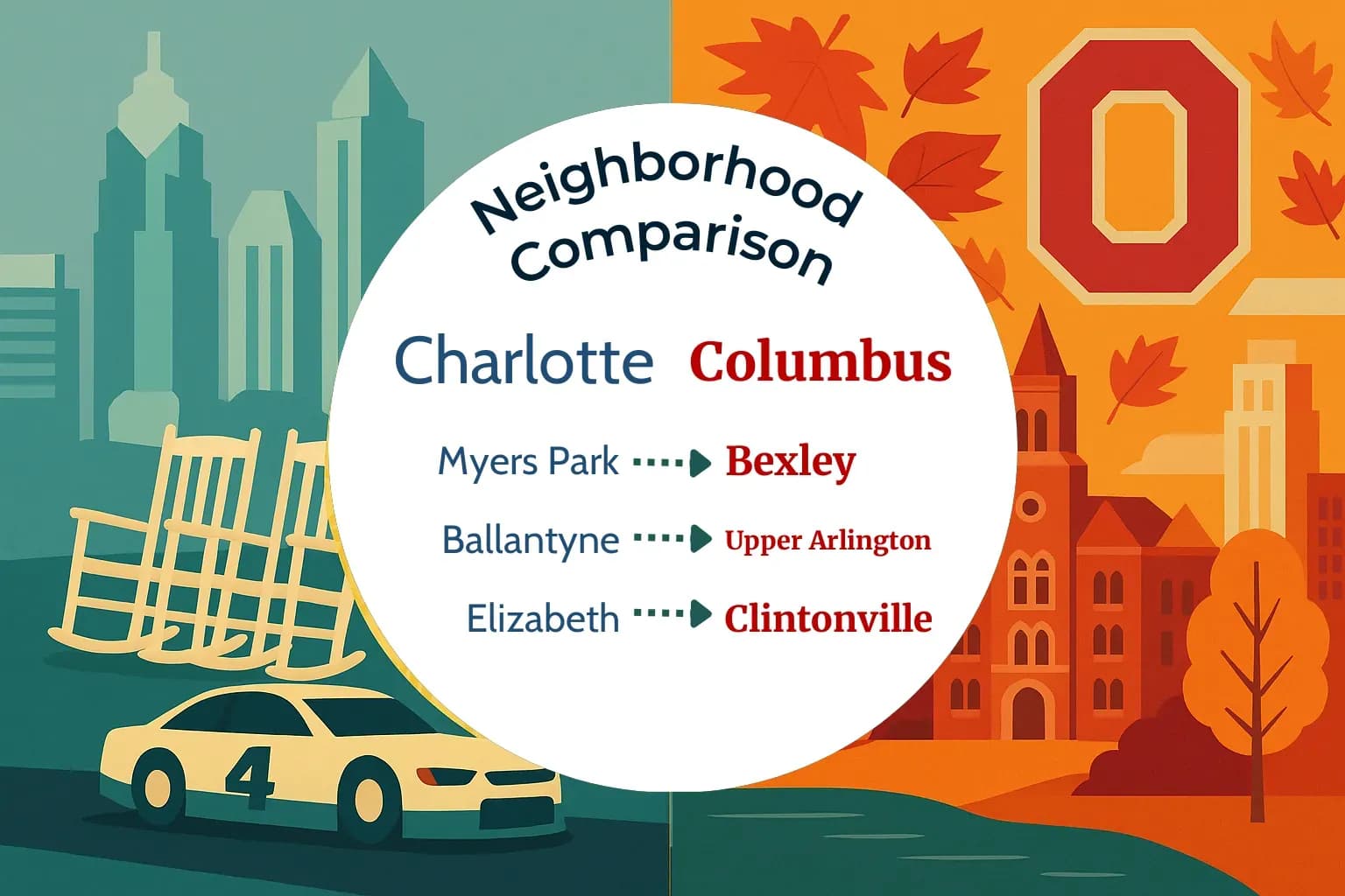 Charlotte vs Columbus Neighborhood Comparison
