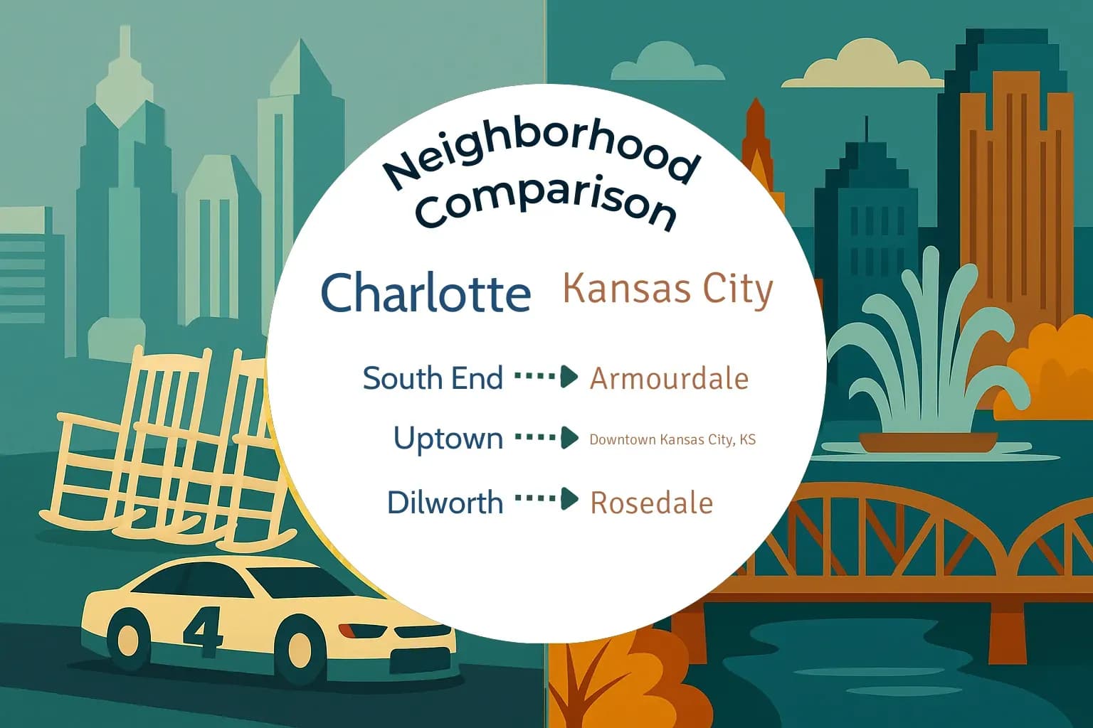 Charlotte vs Kansas City Neighborhood Comparison