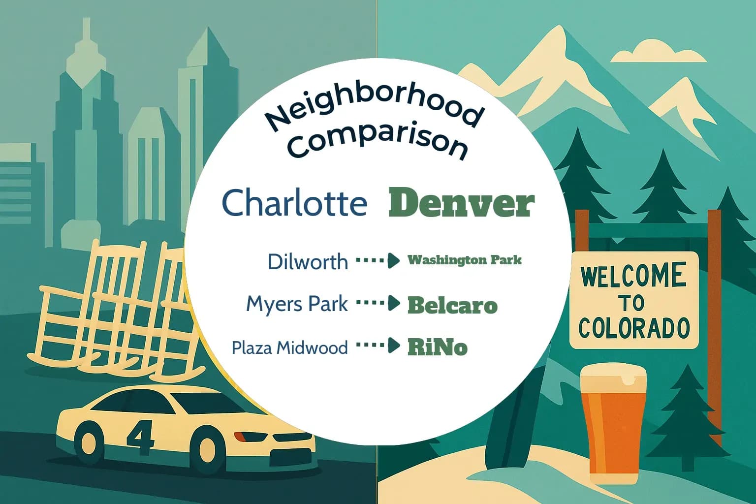 Charlotte vs Denver Neighborhood Comparison