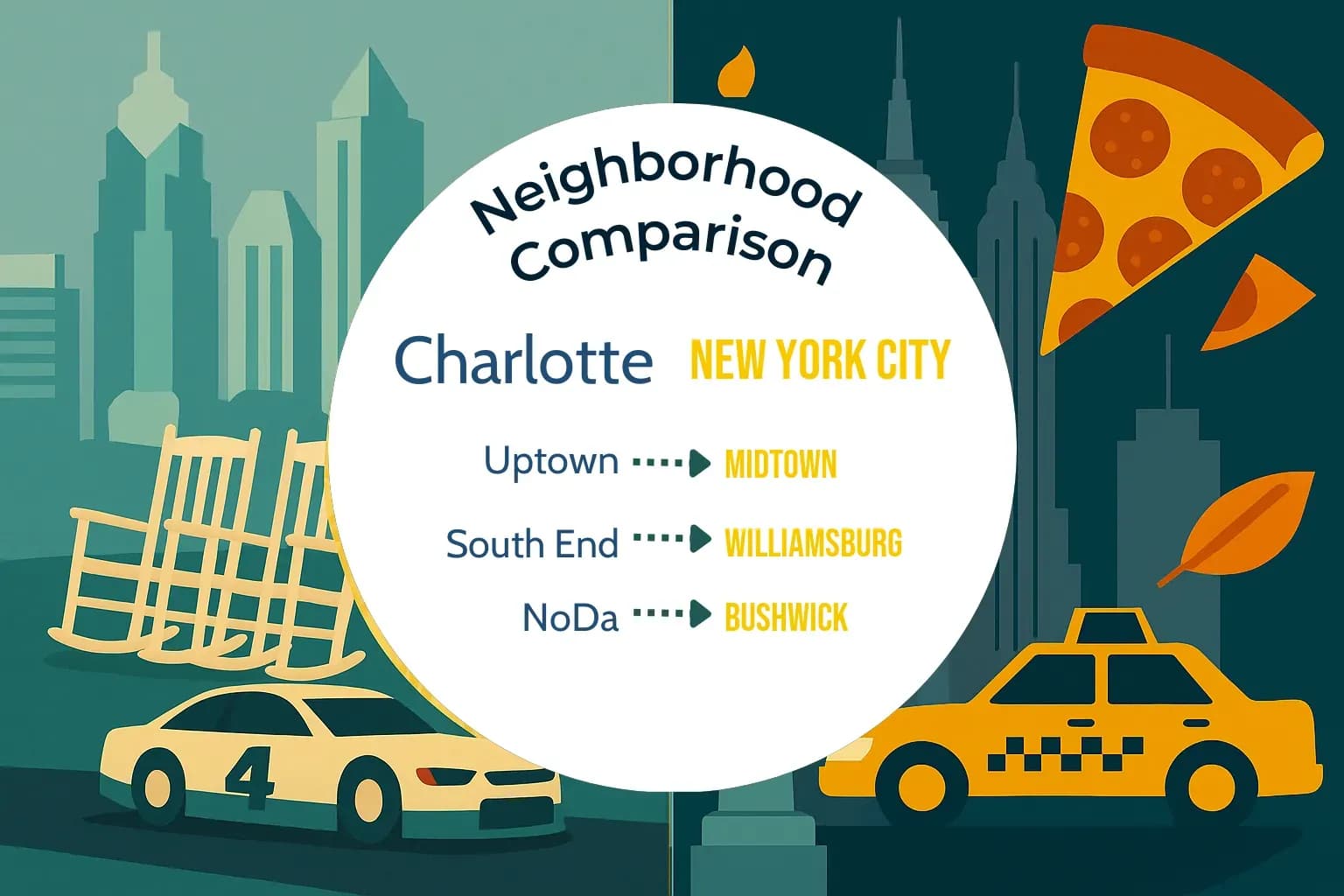 Charlotte vs New York City Neighborhood Comparison