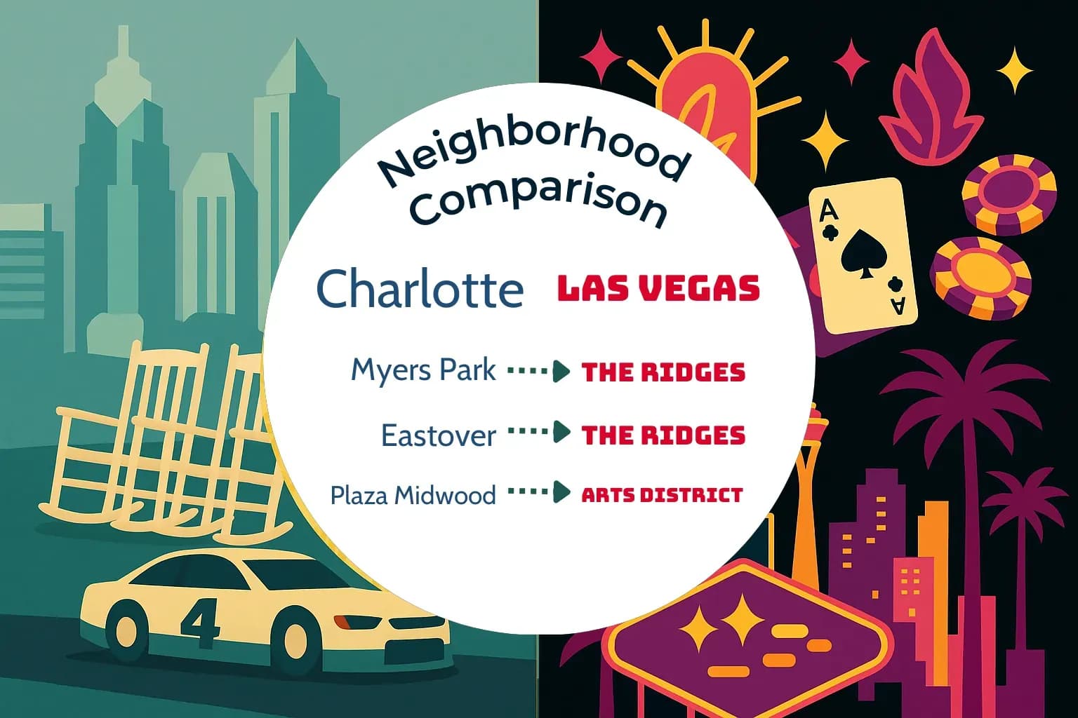 Charlotte vs Las Vegas Neighborhood Comparison