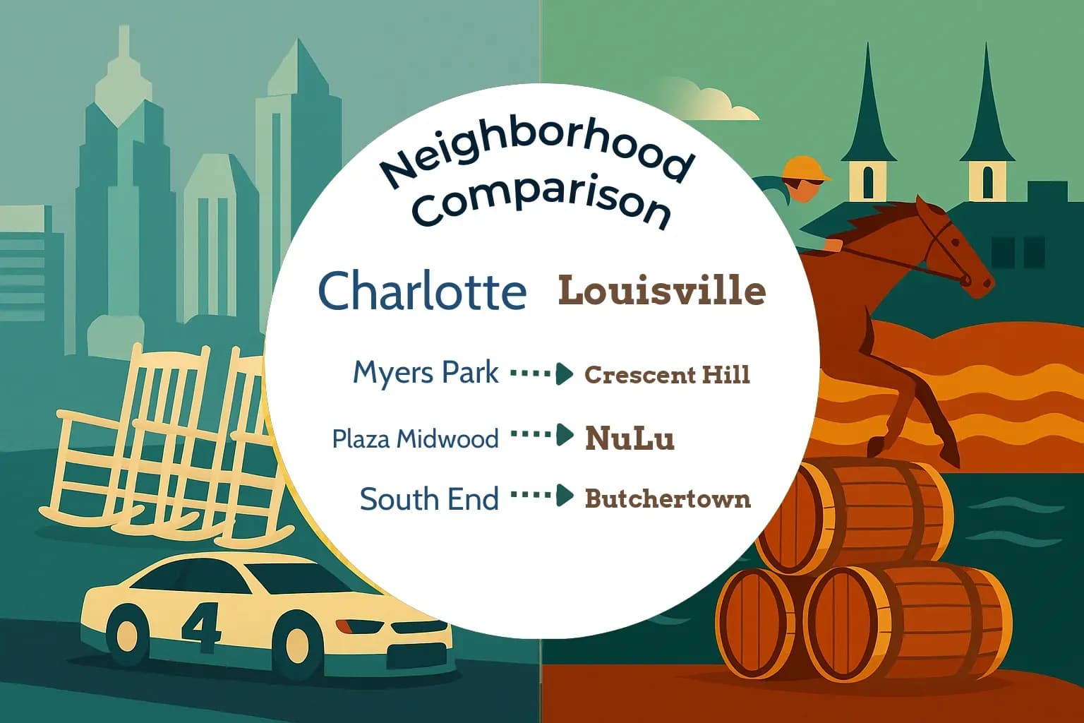 Charlotte vs Louisville Neighborhood Comparison