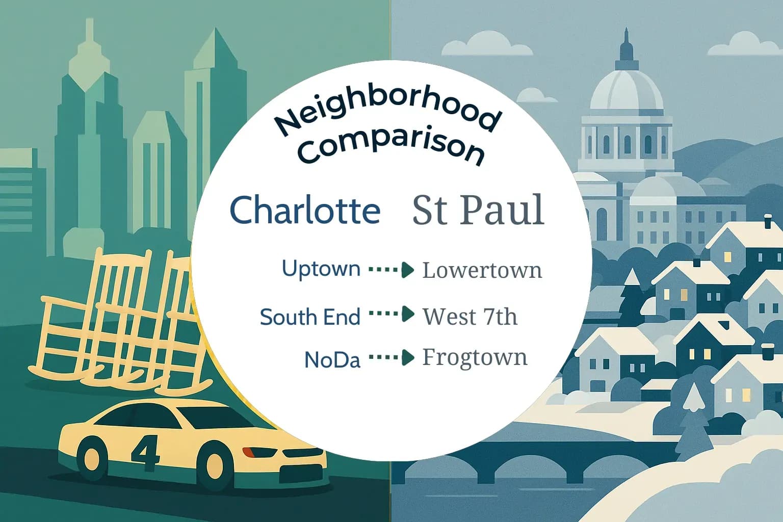 Charlotte vs St. Paul Neighborhood Comparison