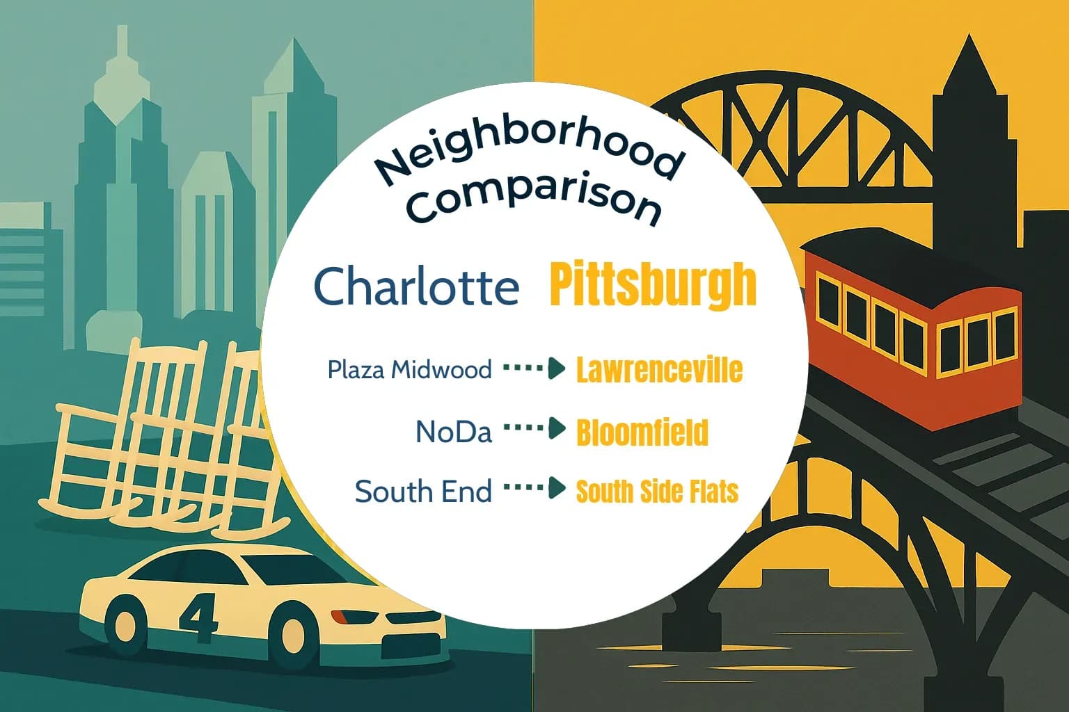 Charlotte vs Pittsburgh Neighborhood Comparison