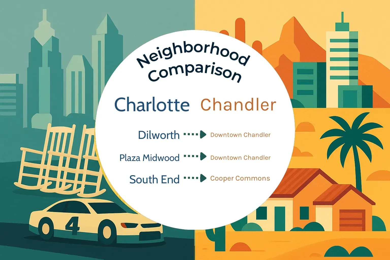 Charlotte vs Chandler Neighborhood Comparison