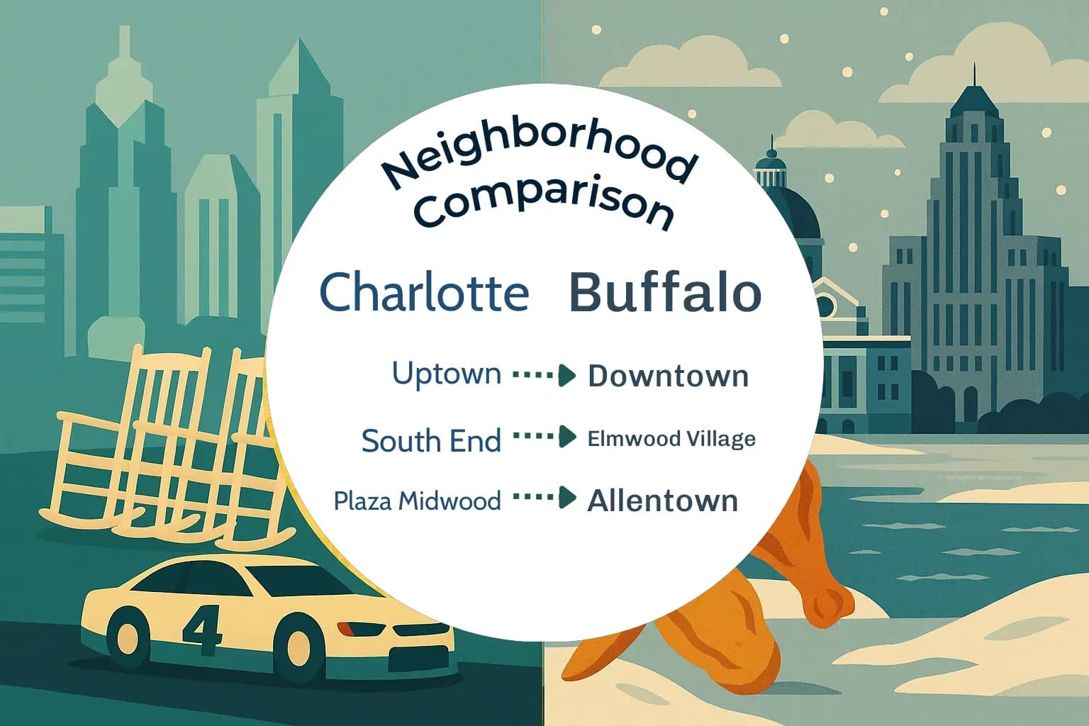 Charlotte vs Buffalo Neighborhood Comparison