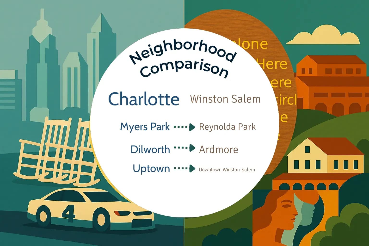 Charlotte vs Winston Salem Neighborhood Comparison