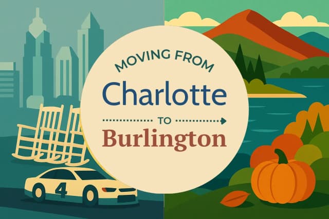 Moving from Charlotte to Burlington