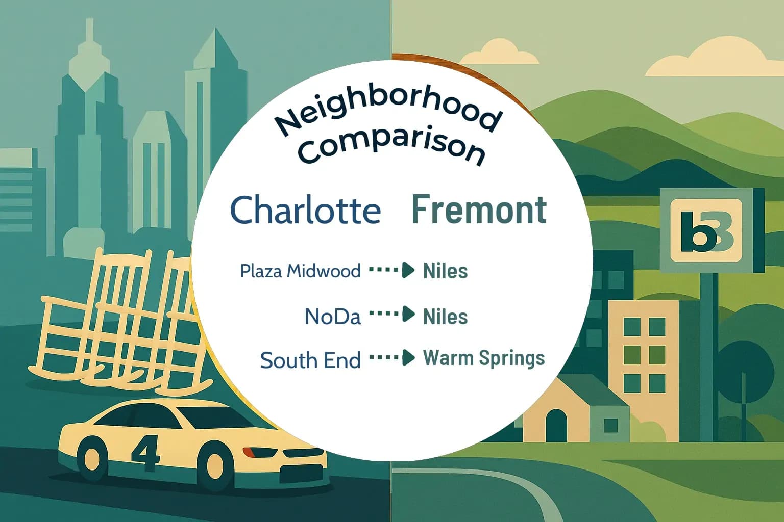 Charlotte vs Fremont Neighborhood Comparison